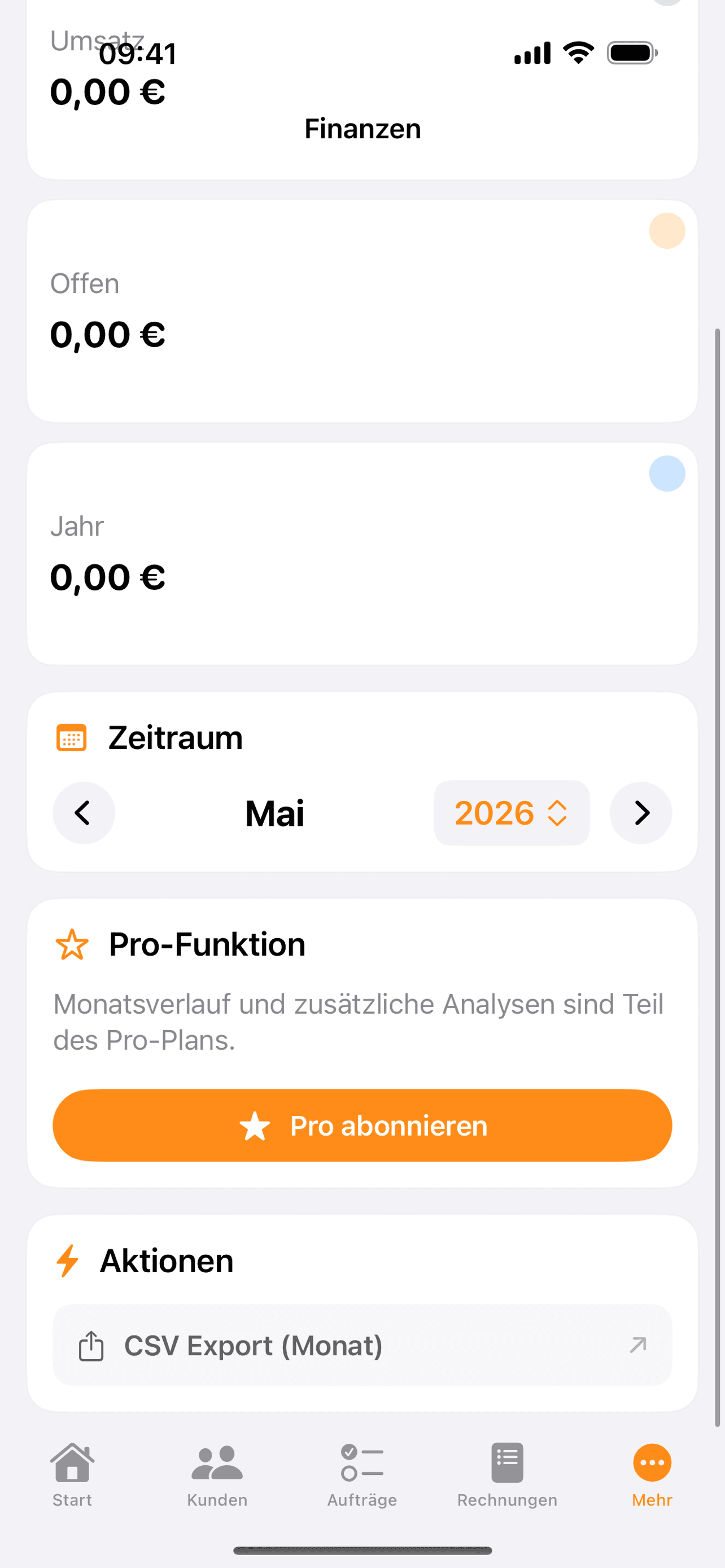 PlanifyMinds B2B – Finanzen
