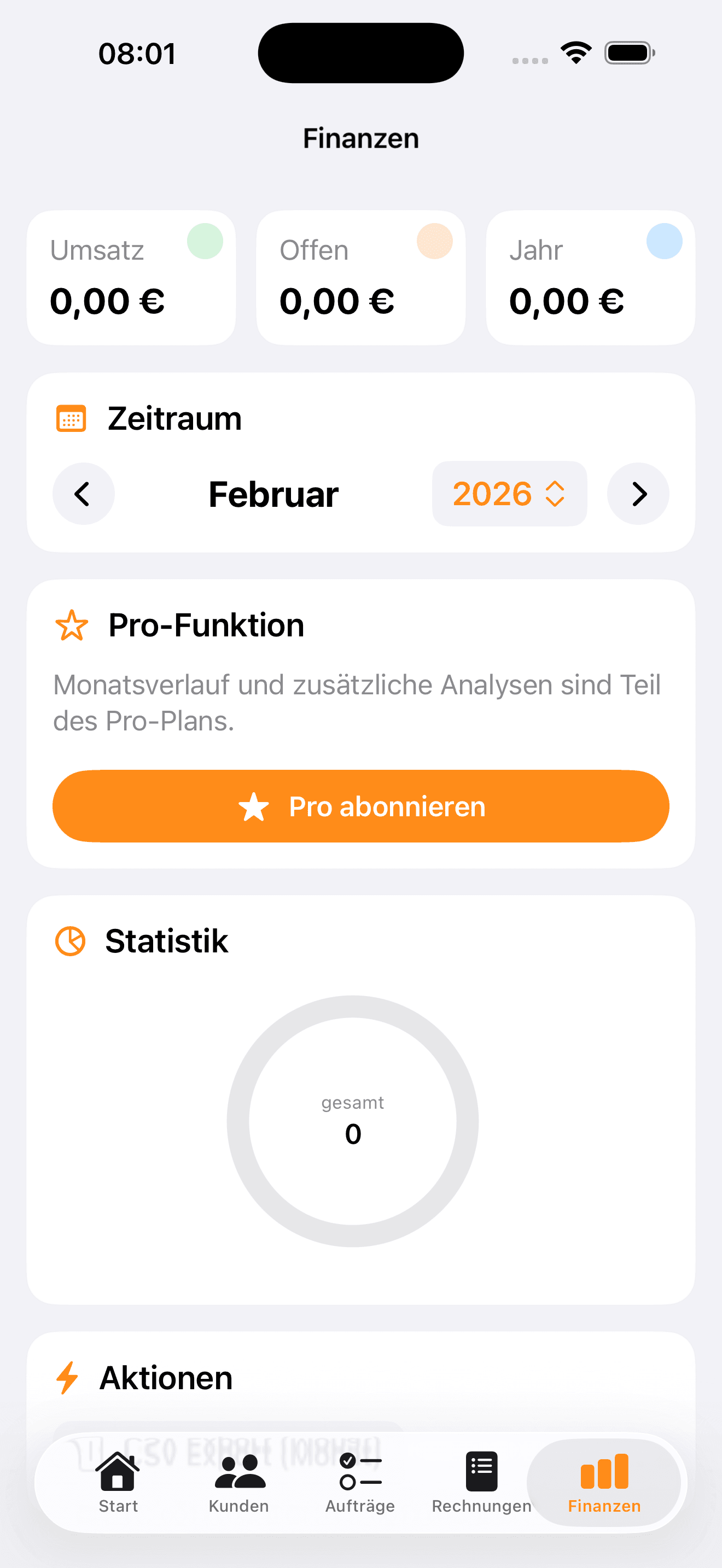 Planify B2B – Einstellungen